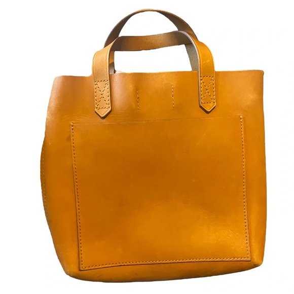 Madewell Tan Mini Tote - Picture 1 of 9